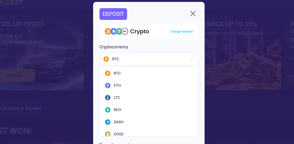 PokoBet Casino Payments